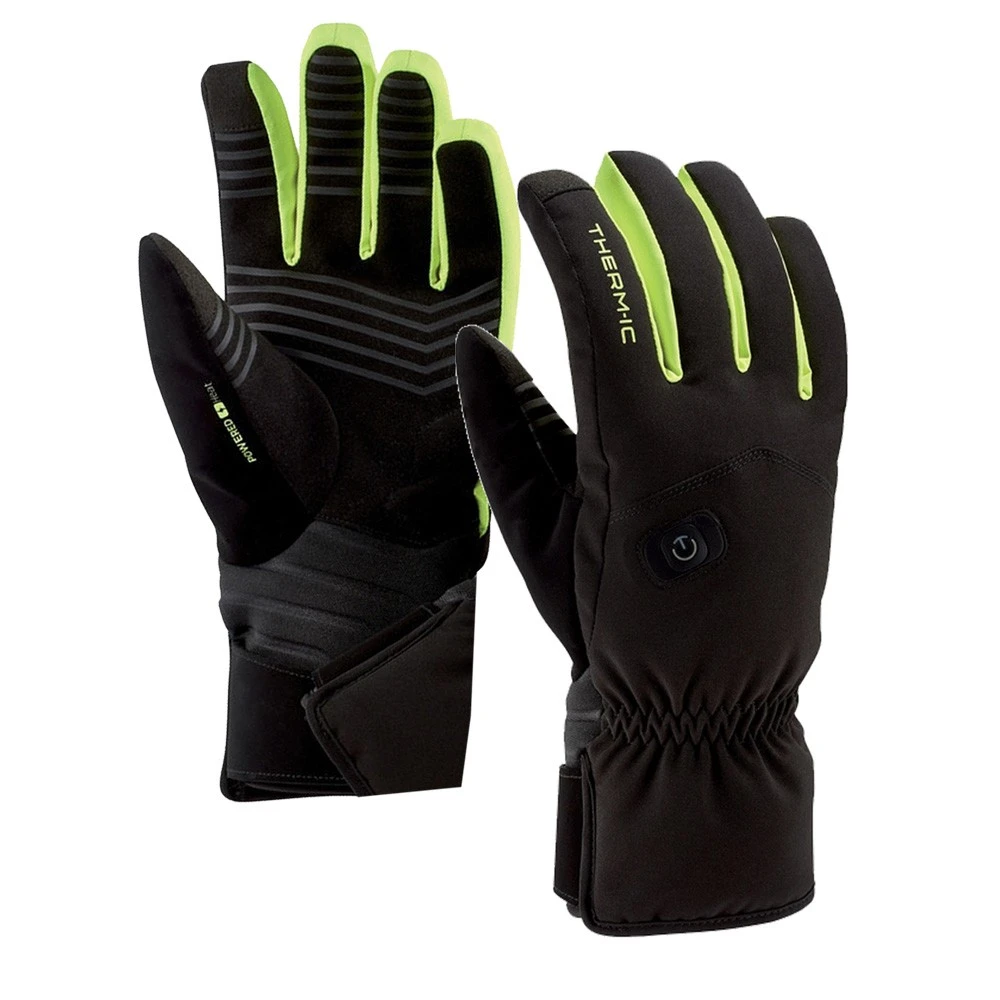 Therm-ic Powergloves Light+ Handschuhe Black/Lime Herren 3 Therm-ic Powergloves Light+ Handschuhe Black/Lime Herren