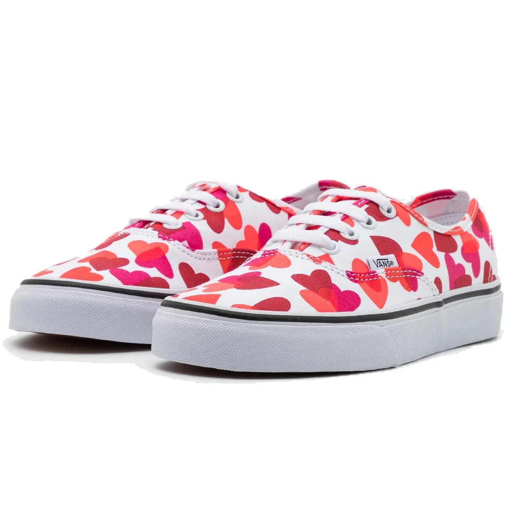 Vans Authentic Sneaker (Valentines Heart) True White/Fuchsia Damen 4 Vans Authentic Sneaker (Valentines Heart) True White/Fuchsia Damen - Image 2