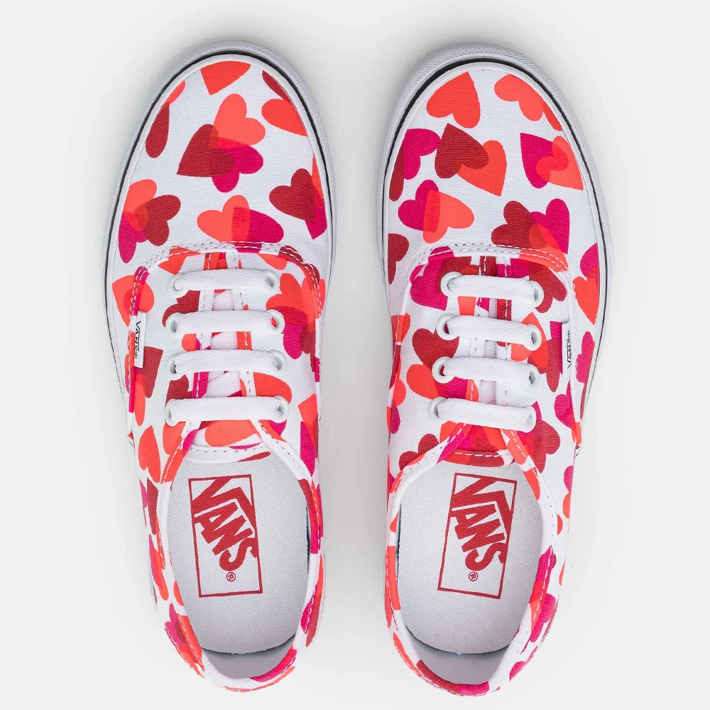 Vans Authentic Sneaker (Valentines Heart) True White/Fuchsia Damen 5 Vans Authentic Sneaker (Valentines Heart) True White/Fuchsia Damen - Image 3