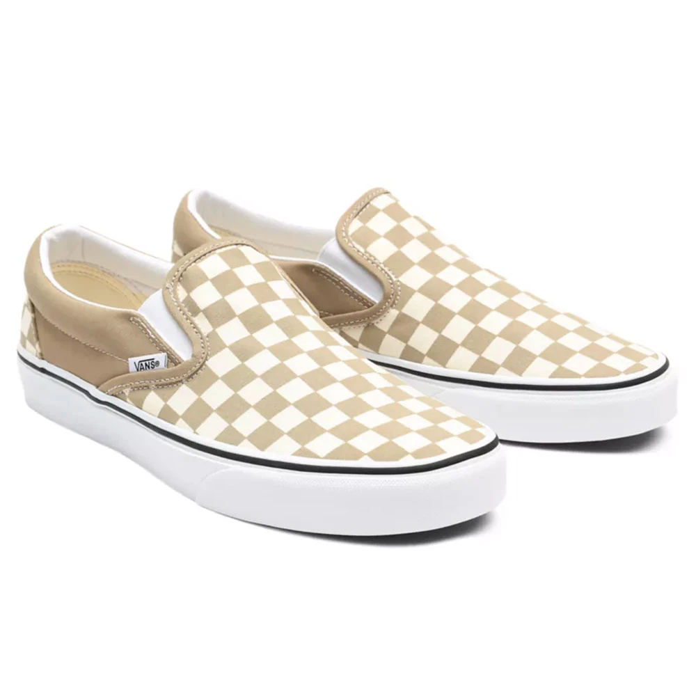 Vans Classic Slip-On Sneaker (Checkerboard) Incense/True White Damen, Herren 5 Vans Classic Slip-On Sneaker (Checkerboard) Incense/True White Damen, Herren - Image 3