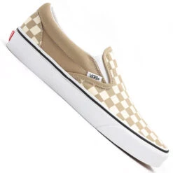 Vans Classic Slip-On Sneaker (Checkerboard) Incense/True White Damen, Herren