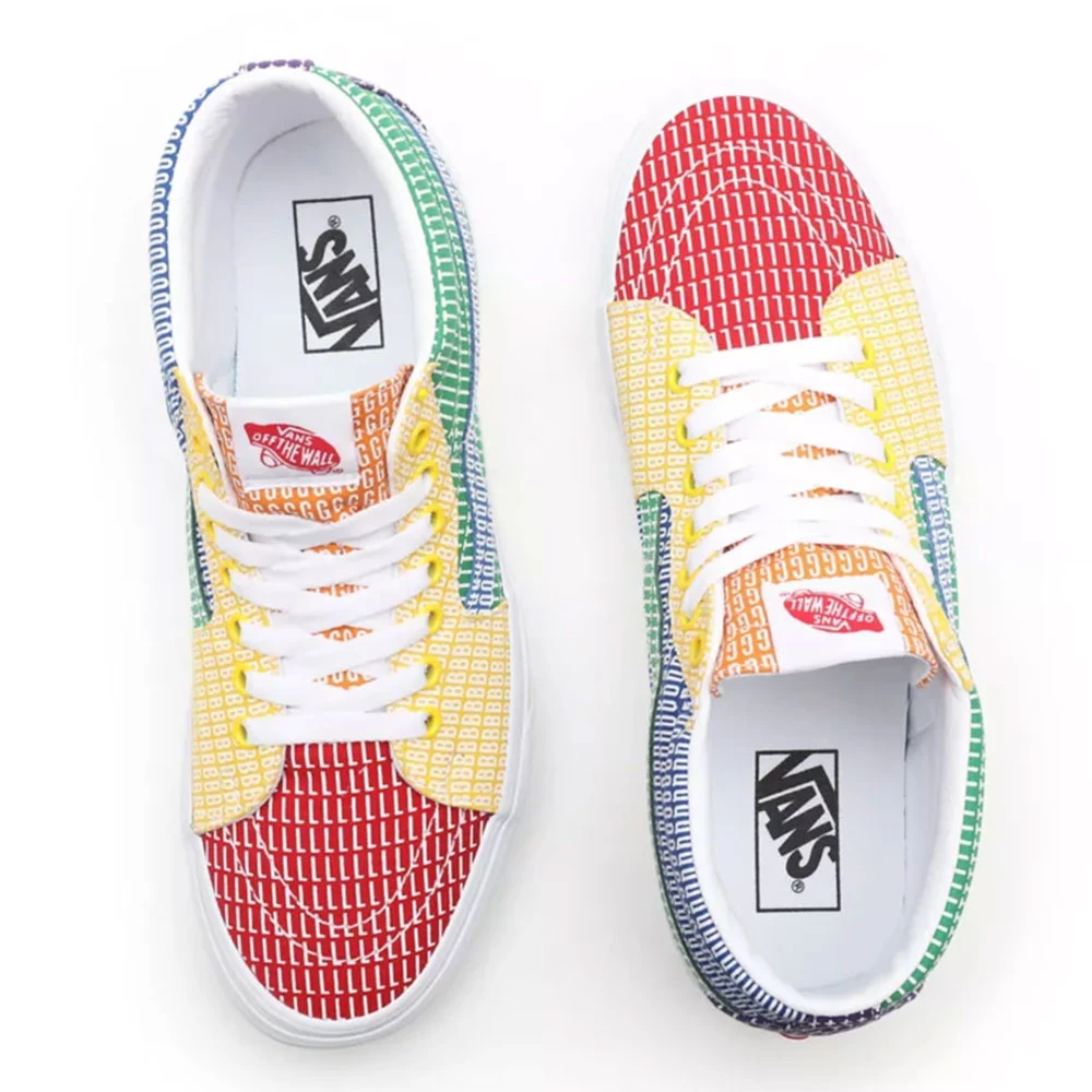 Vans Sk8-Mid Schuhe (Pride) Multi/True White Damen, Herren 5 Vans Sk8-Mid Schuhe (Pride) Multi/True White Damen, Herren - Image 3