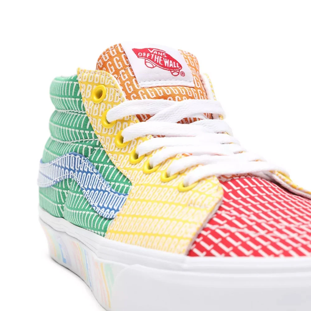 Vans Sk8-Mid Schuhe (Pride) Multi/True White Damen, Herren 7 Vans Sk8-Mid Schuhe (Pride) Multi/True White Damen, Herren - Image 5