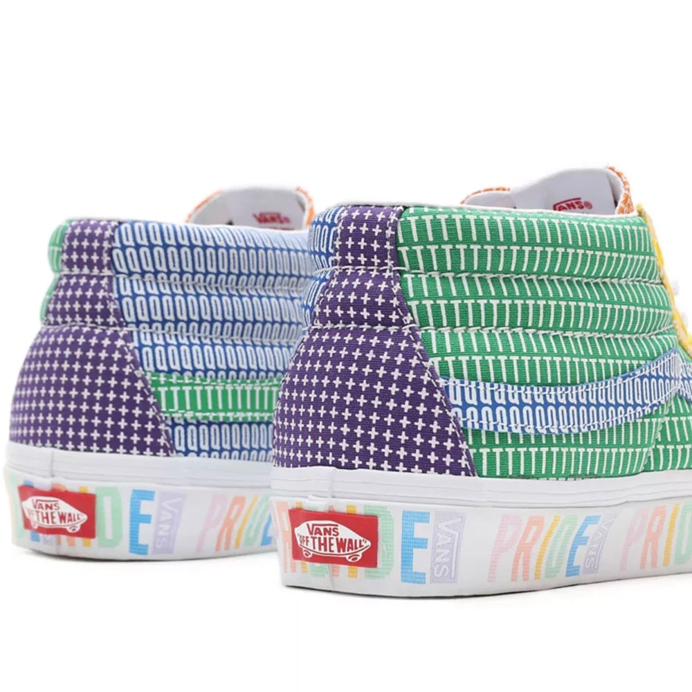 Vans Sk8-Mid Schuhe (Pride) Multi/True White Damen, Herren 8 Vans Sk8-Mid Schuhe (Pride) Multi/True White Damen, Herren - Image 6