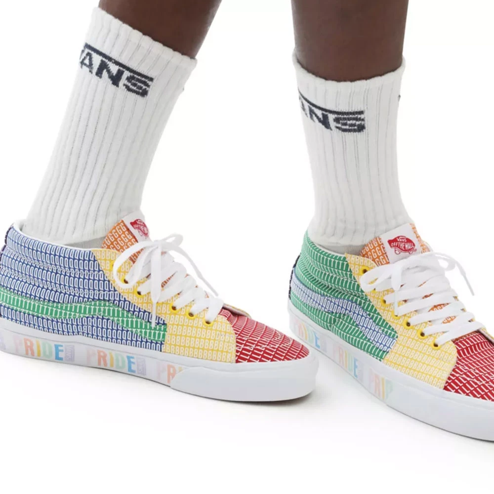 Vans Sk8-Mid Schuhe (Pride) Multi/True White Damen, Herren 10 Vans Sk8-Mid Schuhe (Pride) Multi/True White Damen, Herren - Image 8