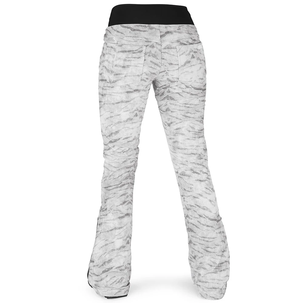 Volcom Battle Stretch Highwaist Schneehose White Tiger Damen 4 Volcom Battle Stretch Highwaist Schneehose White Tiger Damen - Image 2