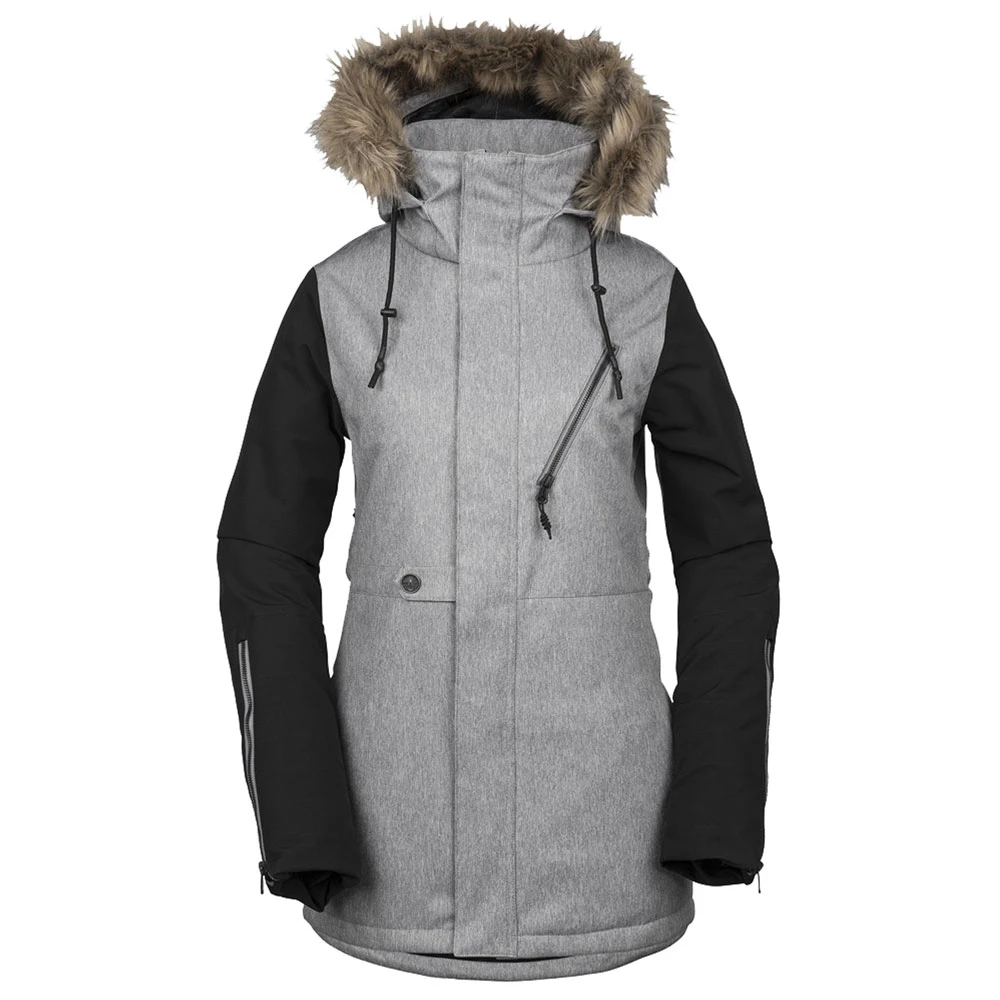 Volcom Fawn Insulated Skijacke Heather Grey Damen 3 Volcom Fawn Insulated Skijacke Heather Grey Damen