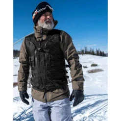 Volcom Iguchi Slack Tourenweste New Black Herren -Ski Equipment Sale volcom iguchi slack vest g0652208 new black 03 gross