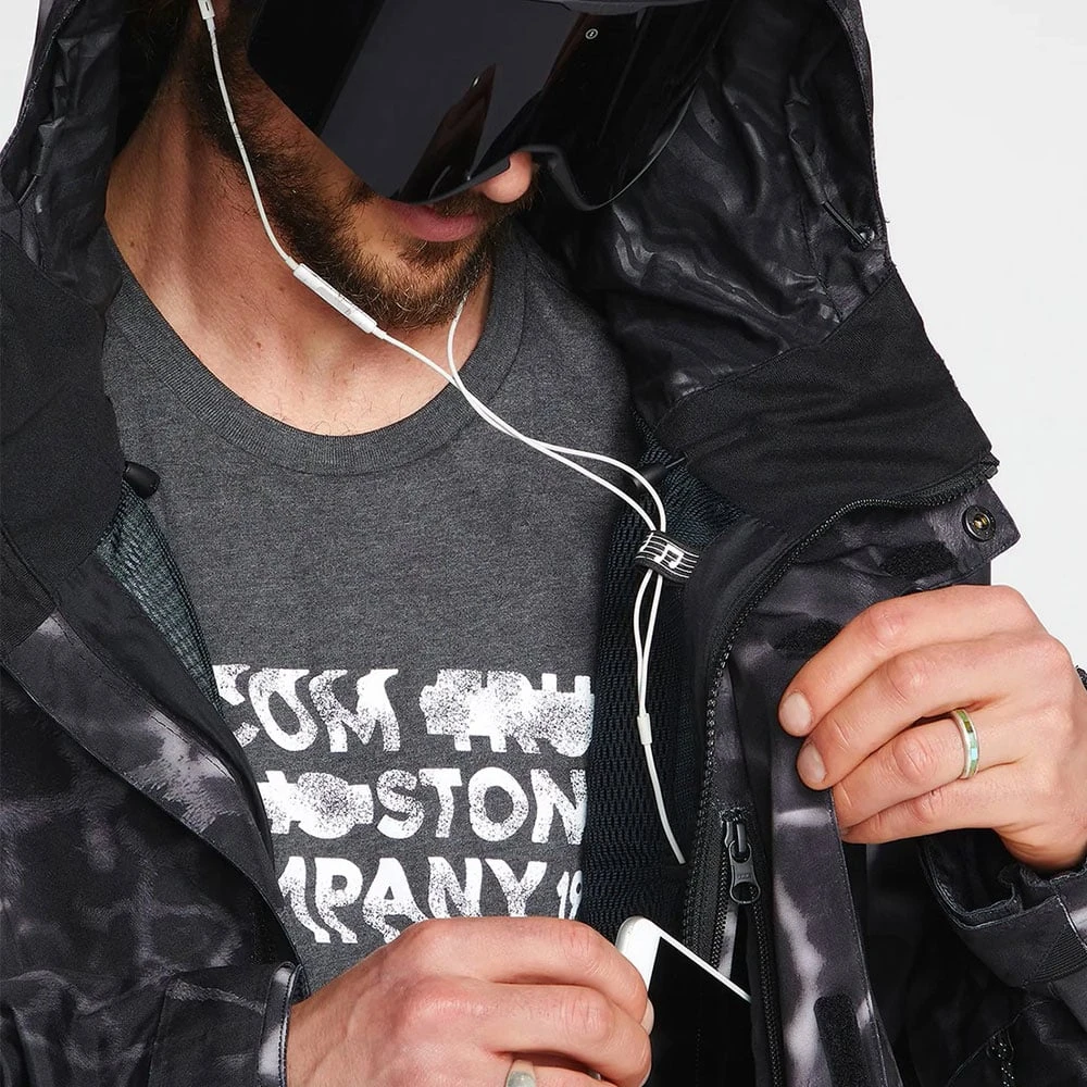 Volcom L Gore-Tex Schneejacke Black Giraffe Herren 6 Volcom L Gore-Tex Schneejacke Black Giraffe Herren - Image 4