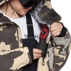 Volcom TDS Infrared Gore-Tex Wintersportjacke Drill Khaki Herren -Ski Equipment Sale volcom tds infrared gore tex g0452201 dlk 03 gross9VimsaMB5XiVW