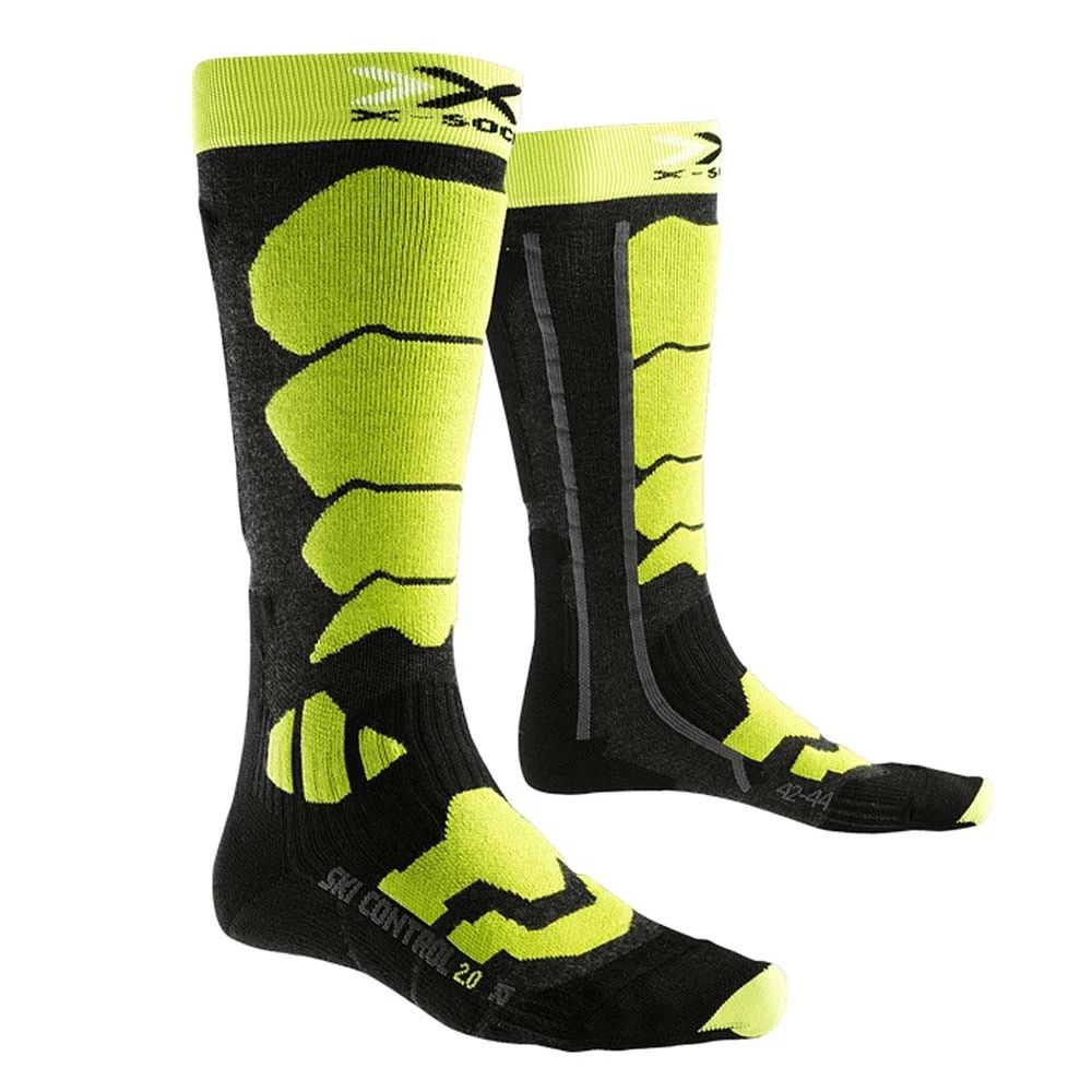 X-Bionic Ski Control 2.0 Skisocken Anthracite/Green Lime Damen, Herren 3 X-Bionic Ski Control 2.0 Skisocken Anthracite/Green Lime Damen, Herren